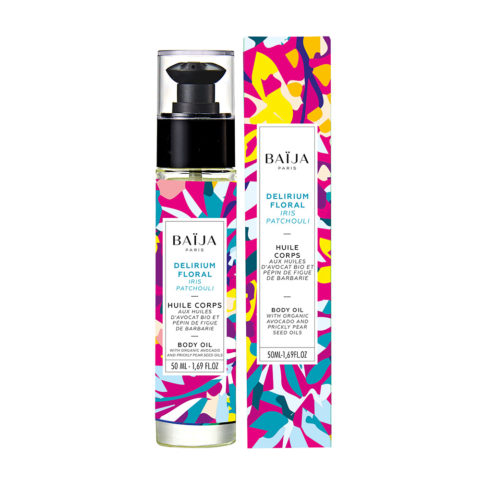 Baija Paris Delirium Floral Body Oil 50ml - aceite corporal y capilar de iris y pachuli