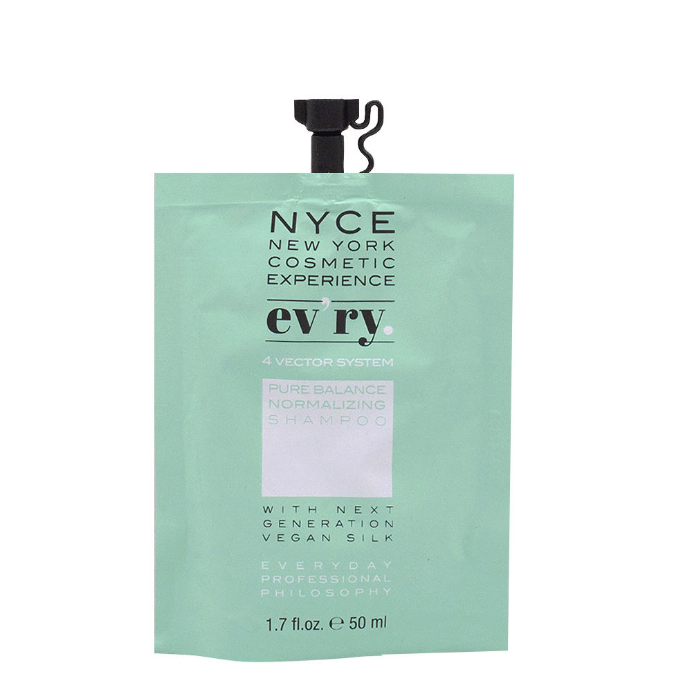 Nyce Ev'ry 4 Vector System Pure Balance Normalizing Shampoo 50ml - champú para cuero cabelludo graso