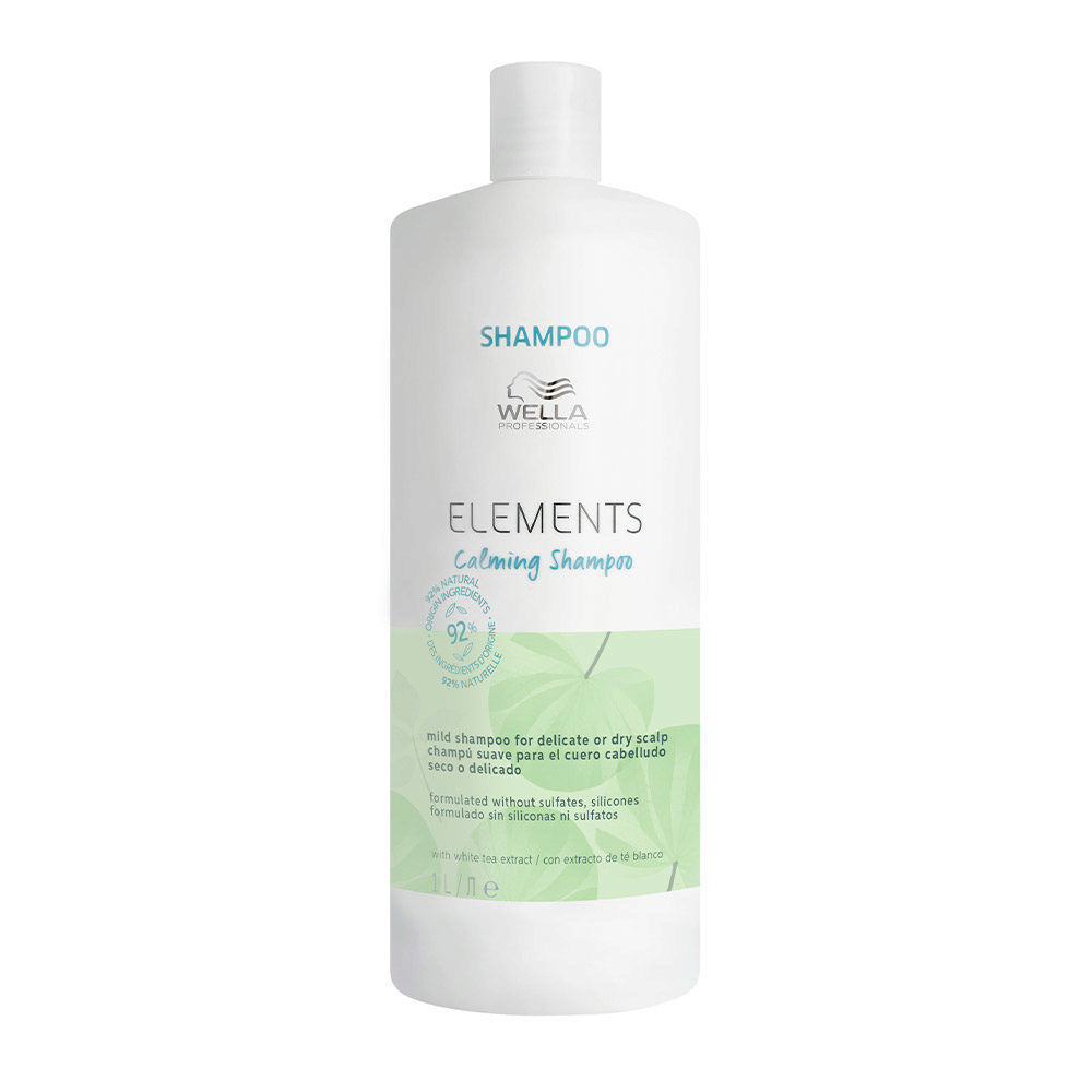 Wella New Elements Shampoo Calm 1000ml - champú cuero cabelludo sensible