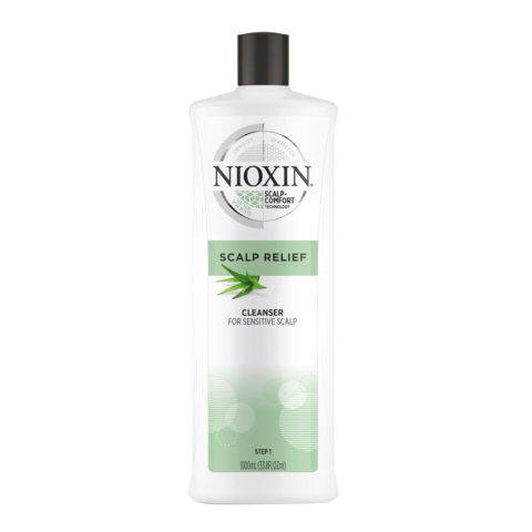 Nioxin Scalp Relief Shampoo 1000ml- champú para cuero cabelludo seco
