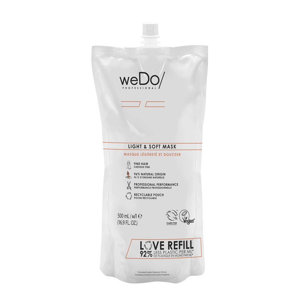 weDo Light & Soft Mask Recambio 500ml - Mascarilla para cabello fino