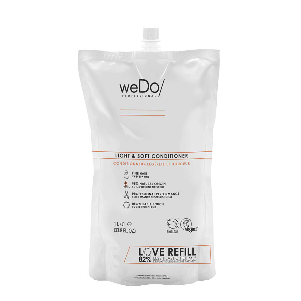 weDo Light & Soft Conditioner Refill 1000ml - acondicionador para cabello fino