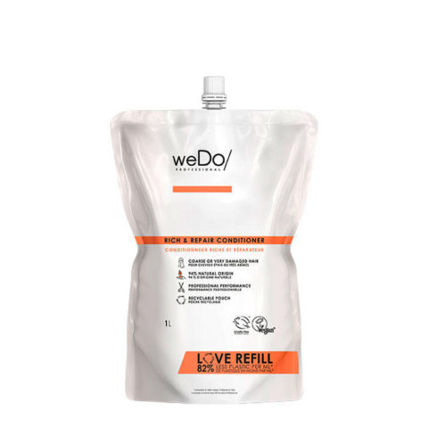 weDo Rich & Repair Acondicionador nutritivo para cabello encrespado y muy dañado 1000ml