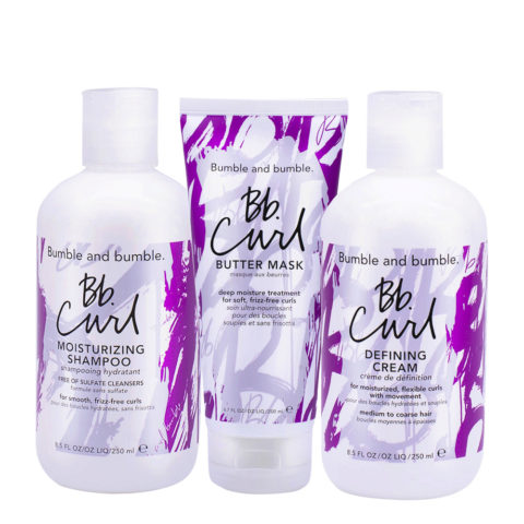 Bumble And Bumble Bb. Curl Shampoo 250ml Butter Mask 200ml Defining Cream 250ml