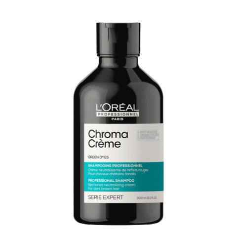 L'Oréal Professionnel Chroma Creme Matte Shampoo 300ml - champú mate para cabello castaño oscuro a negro