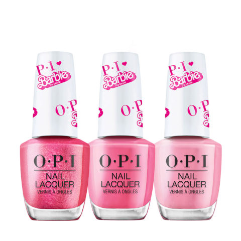 OPI Nail Laquer Barbie Collection NLB017 Welcome To Barbie Land NLB018 Hi Barbie! 15ml NLB016 Feel the Magic! 15ml