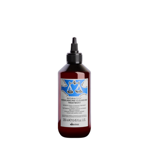 Naturaltech Rebalancing Cleansing Treatment 250ml - tratamiento líquido limpiador para cuero cabelludo graso