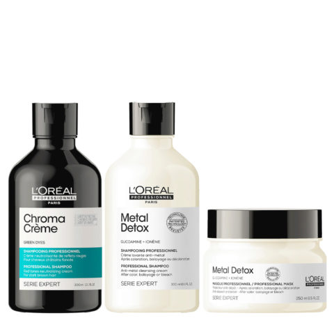 Chroma Creme Matte Shampoo300ml Metal Detox Shampoo300ml Masque300ml