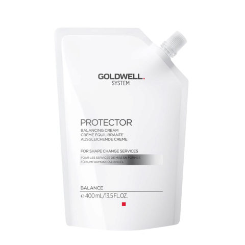 Goldwell Nuwave System Protector 400ml - Crema equilibrante para cabello tratado y frágil