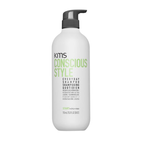 KMS Conscious Style Everyday Shampoo 750ml - champú para cabello normal o fino