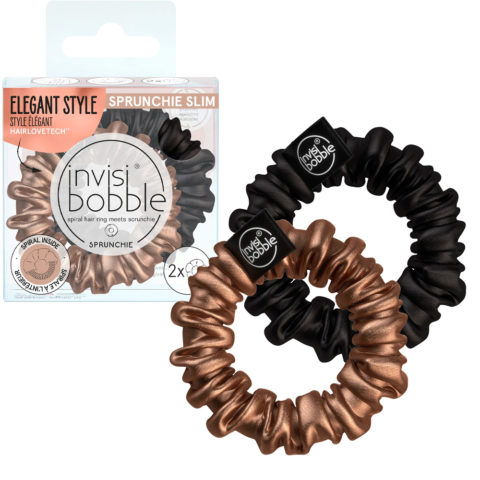 Invisibobble Sprunchie Slim True Golden pack 2 - pack de 2 sprunchie