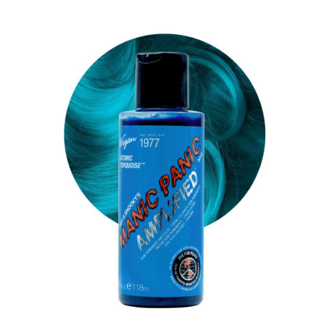 Manic Panic Amplified Cream Formula Atomic Turquoise 118ml - coloración semipermanente de larga duración