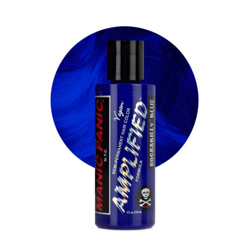 Amplified Cream Formula Rockabilly Blue 118ml - coloración semipermanente de larga duración