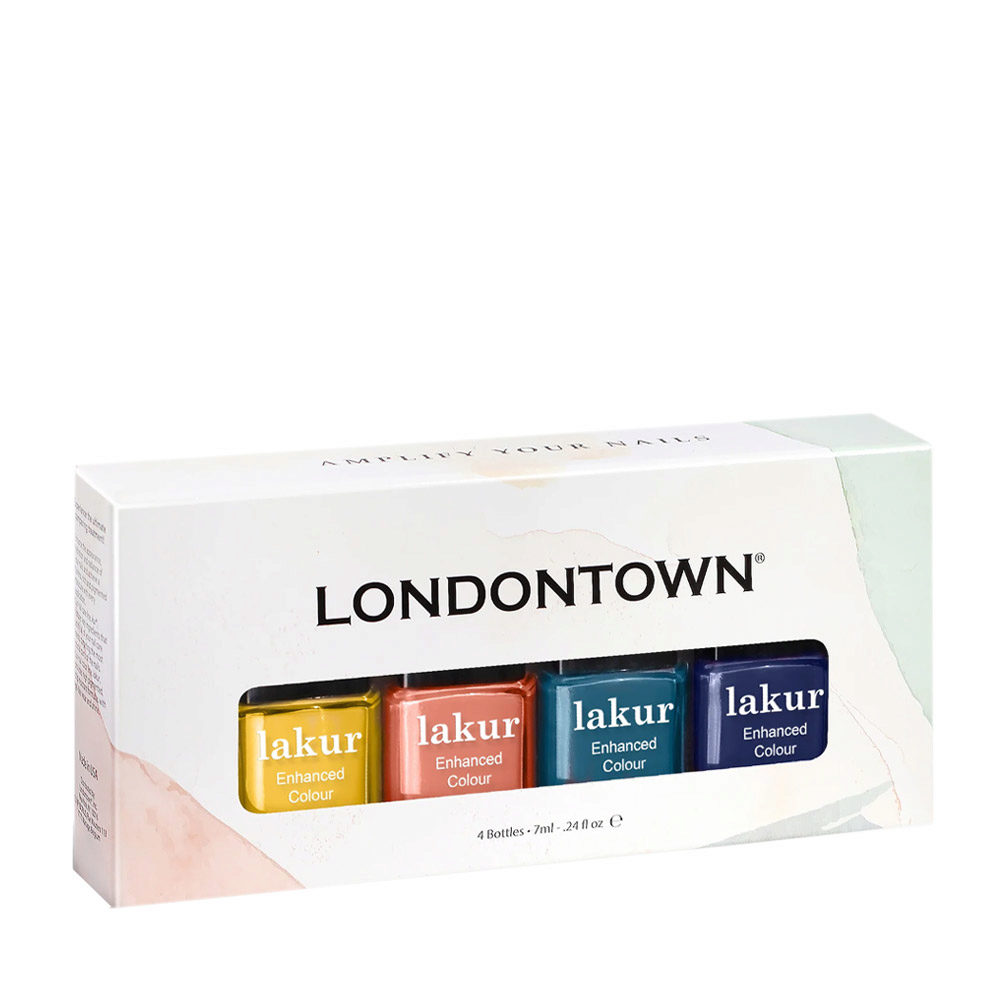 LondonTown Lakur Bohemian Fantasy Daisy Kit Set 4x7ml - caja de mini-esmaltes de uñas