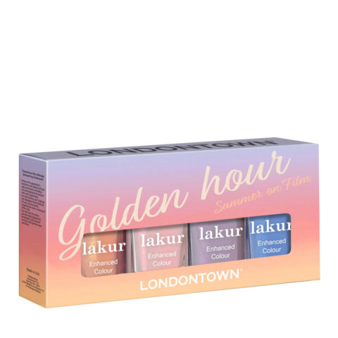 LondonTown Golden Hour Kit 4x7ml - set de mini esmaltes de uñas