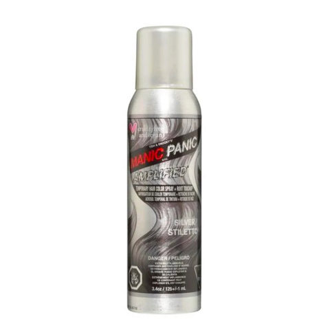 Manic Panic Amplified Spray-on Silver Stiletto 125ml - coloración temporal en spray