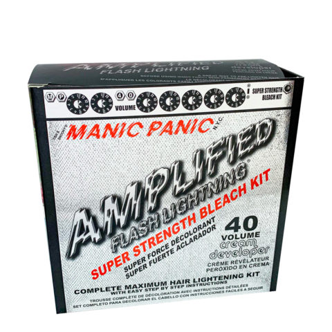 Manic Panic Flash Lightning Bleach Kit 40 volúmenes - Kit decolorante 40 volúmenes