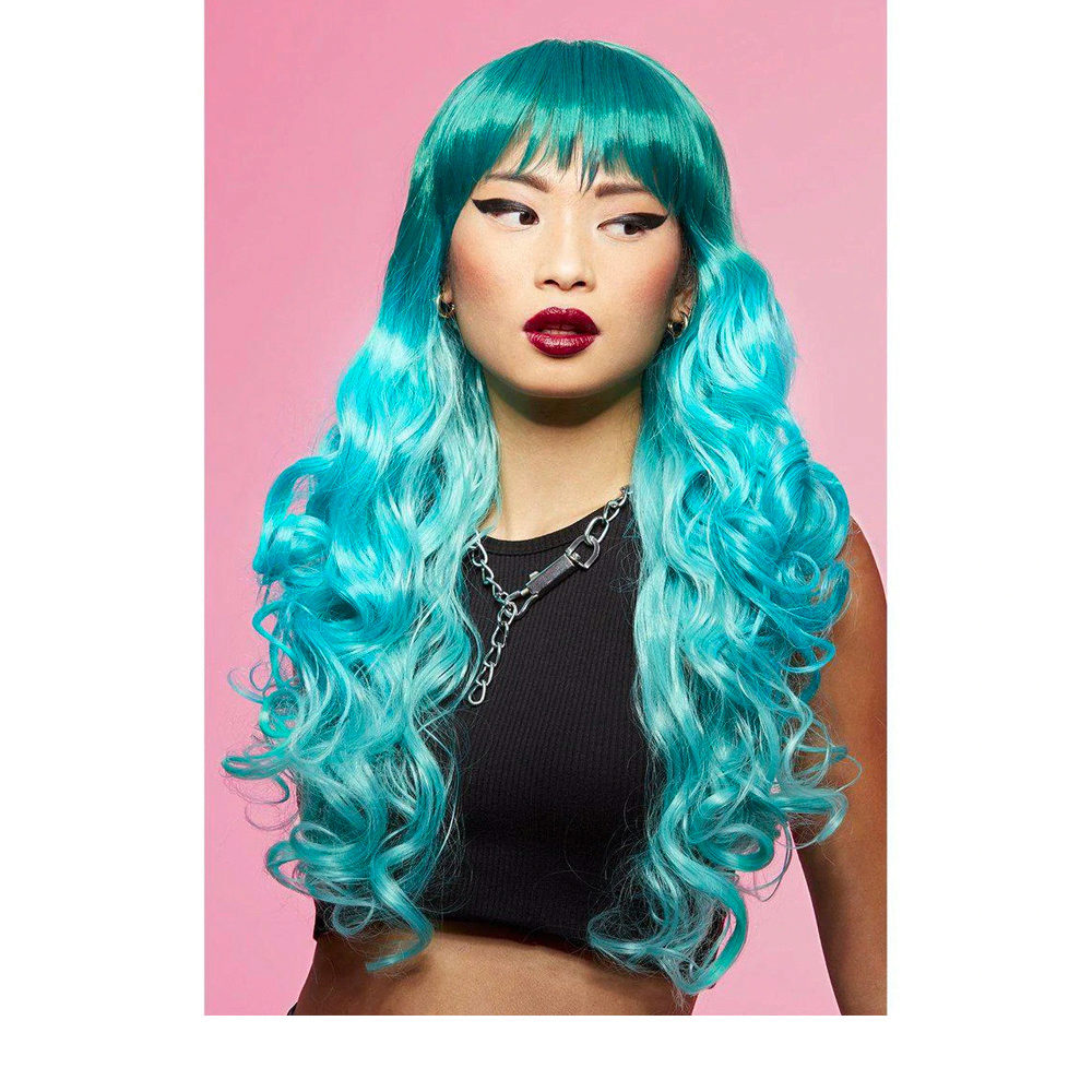 Manic Panic Mermaid Ombre Siren Peluca peluca de color azul Gallery