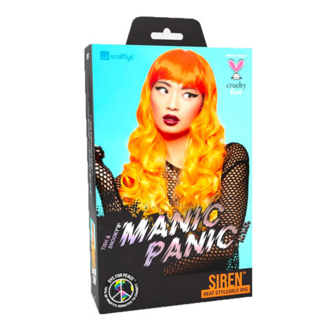Manic Panic Psychedelic Sunrise Siren Peluca - peluca naranja