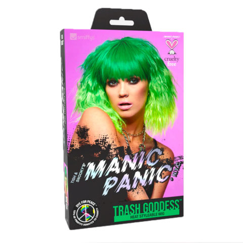 Manic Panic Venus Envy Trash Goddess Peluca - amarillo neón verde eléctrico peluca
