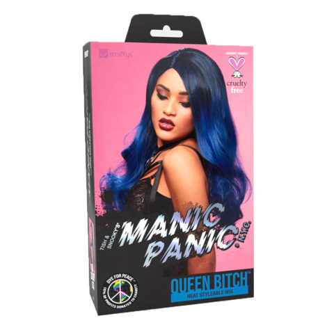 Manic Panic After Midnight Ombre Queen Bitch Peluca - peluca azul