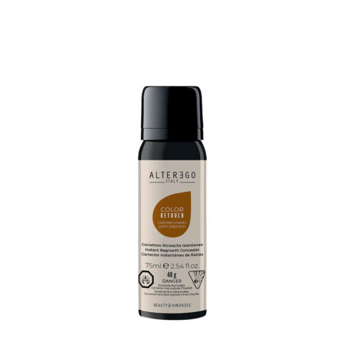 Alterego Color Retouch Light Chestnut75ml - spray de retoque de color marrón claro