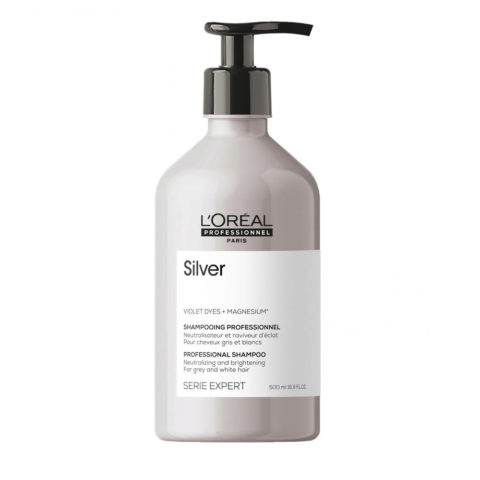 L'Oréal Professionnel Paris Serie Expert Silver Shampoo 500ml - champù anti-amarillo