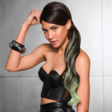 Hairdo Cola Color Splash Buttered Toast / Light Green 58cm - cola verde claro sobre rubio oscuro