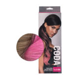 Hairdo Cola Color Splash Buttered Toast / Pink Fucsia 58cm- cola fucsia sobre rubio oscuro