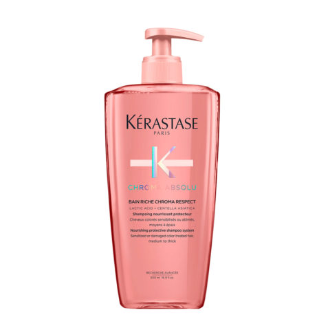 Kerastase Chroma Absolu Bain Riche Shampoo 500ml  -  champú protector y nutritivo