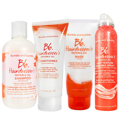 Bumble And Bumble Bb. Hairdresser's Invisible Oil Shampoo 250ml Conditioner 200ml Mask 200ml Spray 150ml