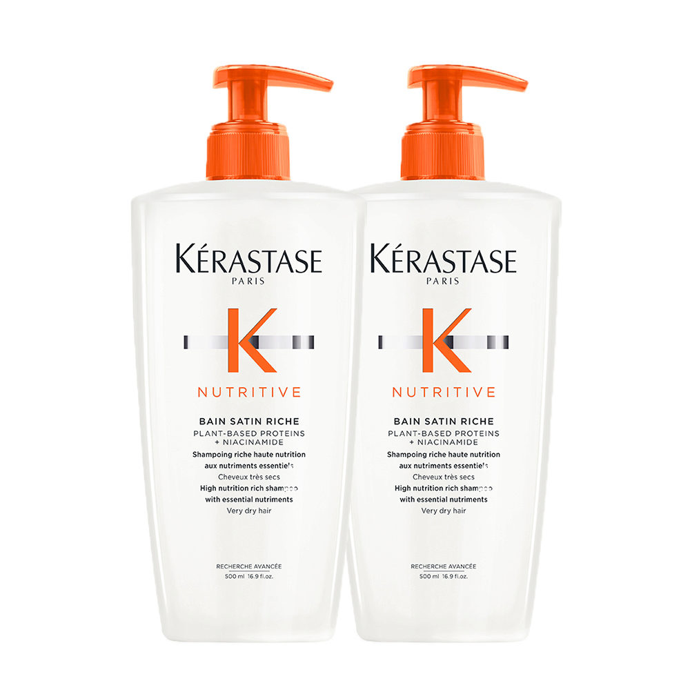 Kerastase Nutritive Bain Satin Rich 500ml X2