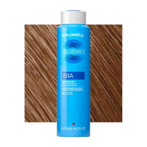 8BA Rubio claro beige humo Goldwell Colorance Cool blondes can 120ml