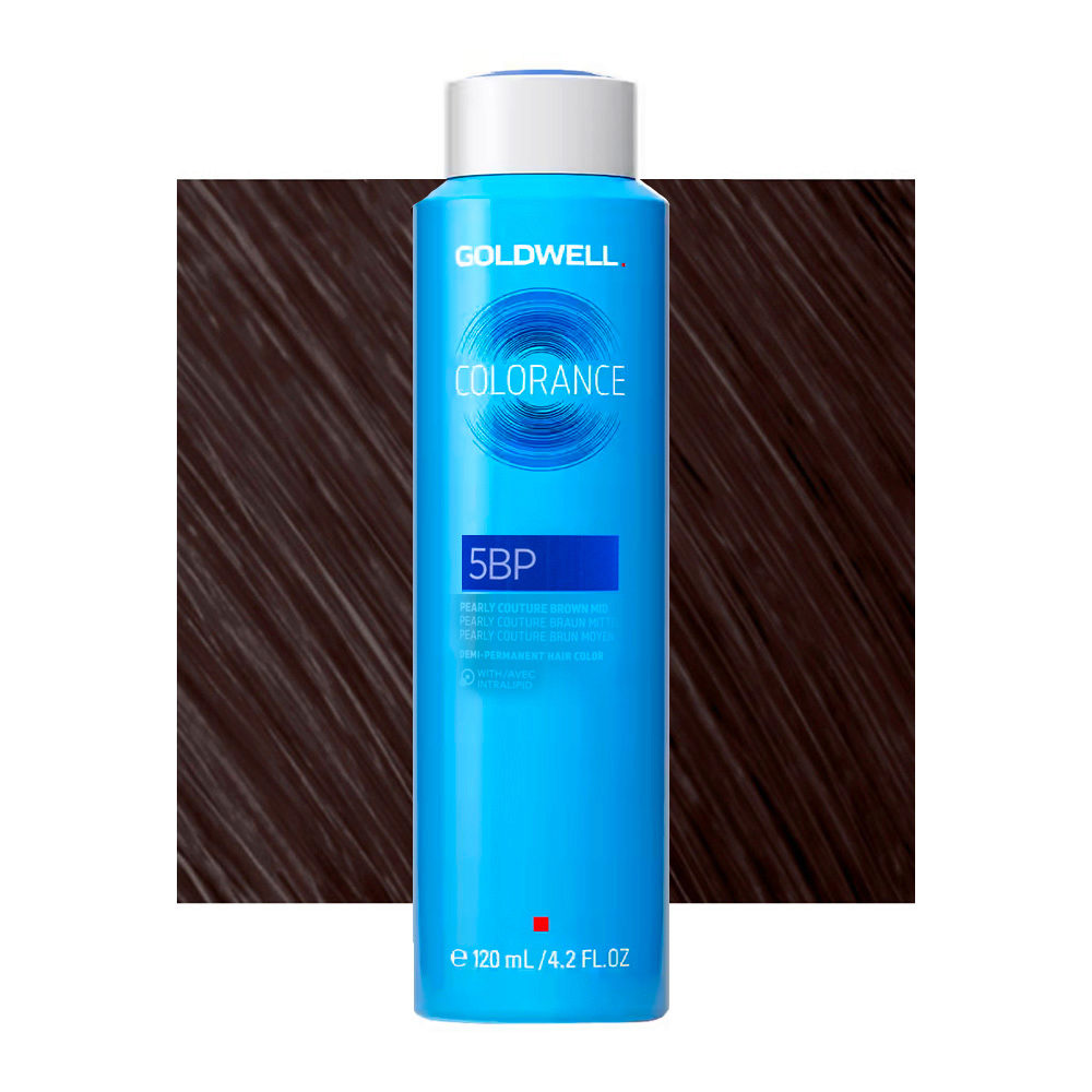 5BP Marron medio  nacarado couture  Goldwell Colorance Cool browns can 120ml