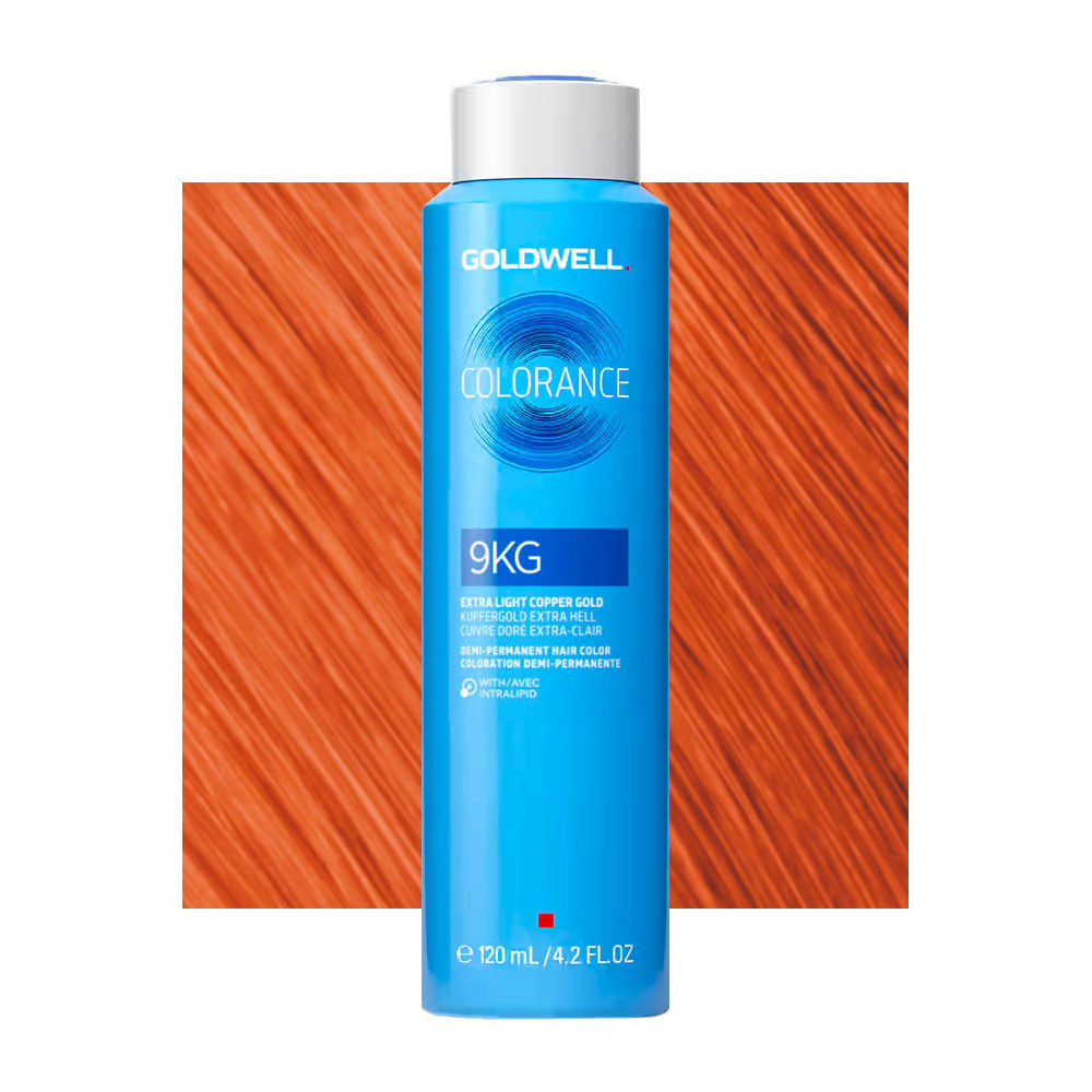 9KG Cobre dorado muy claro Goldwell Colorance Warm reds can 120ml