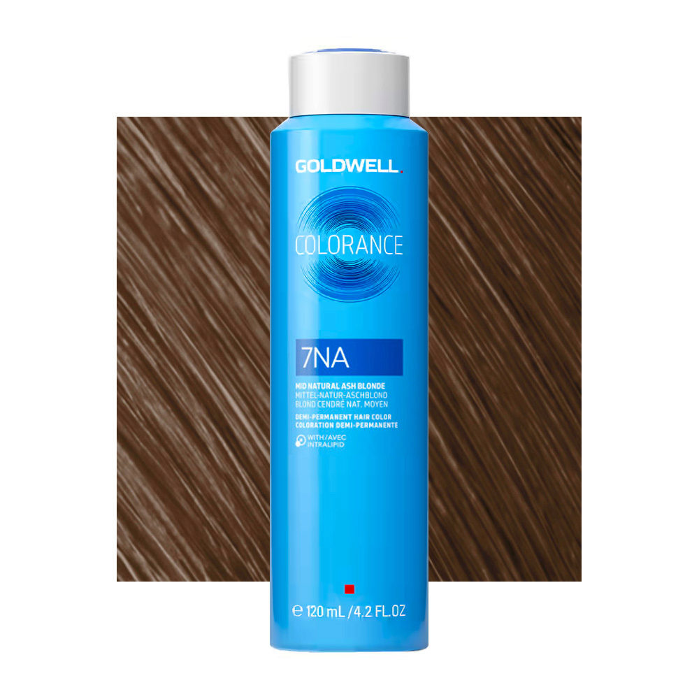 7NA Rubio ceniza natural medio Goldwell Colorance Cool browns can 120ml