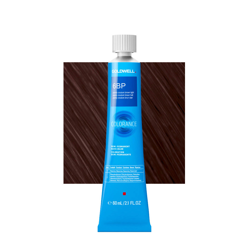 6BP Marrón perla claro couture Goldwell Colorance Cool browns tb 60ml