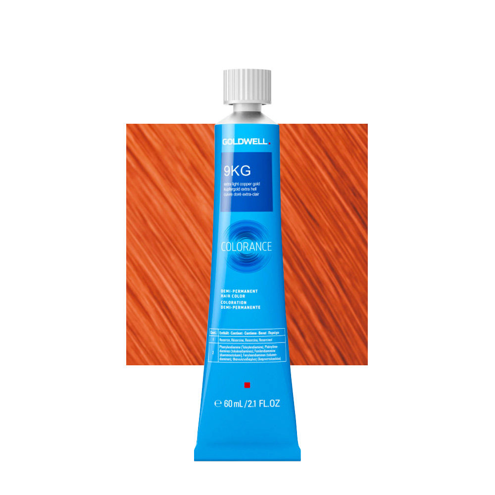 9KG Cobre dorado muy claro Goldwell Colorance Warm reds tb 60ml