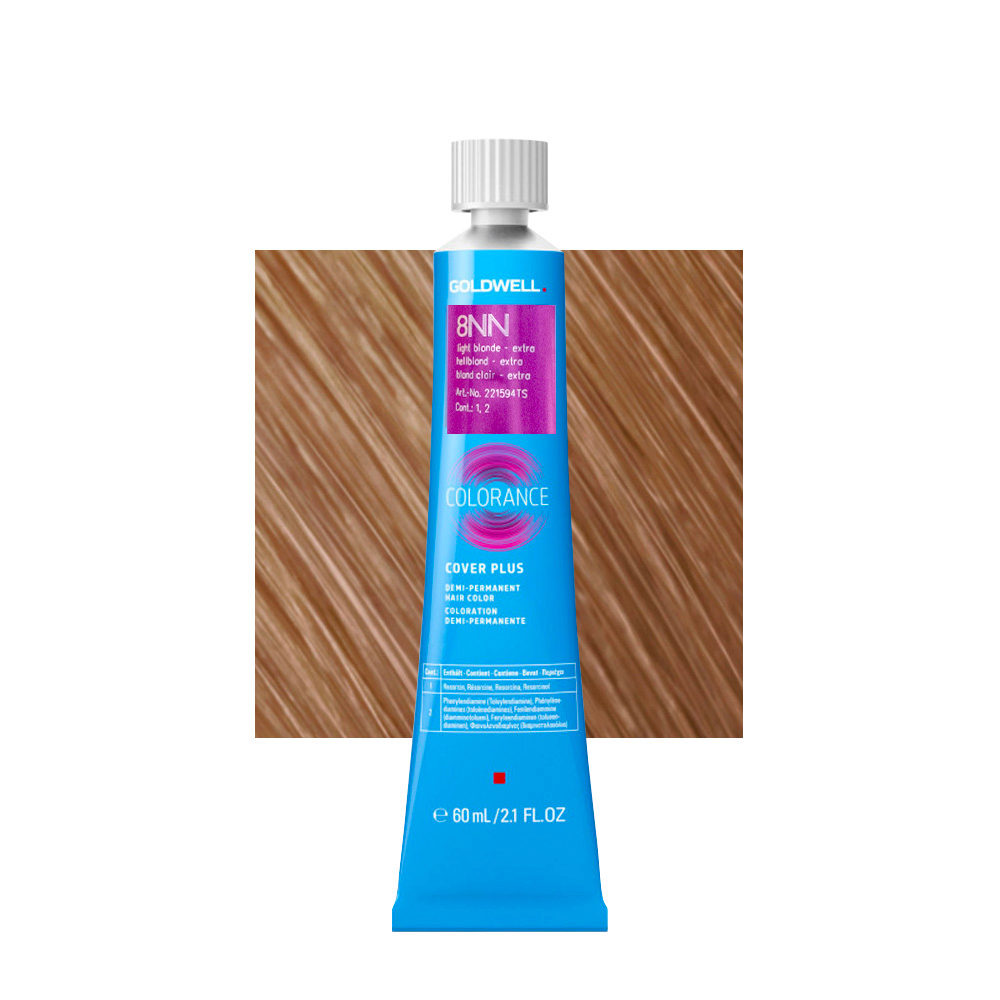 8NN Rubio claro intenso Goldwell Colorance Cover plus Naturals tb 60ml