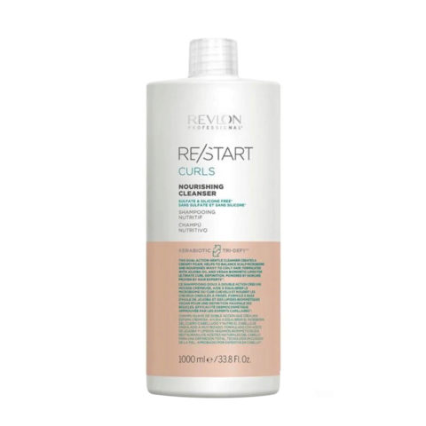 Revlon Restart Curly Nourishing Cleanser 1000ml - champú para cabello rizado