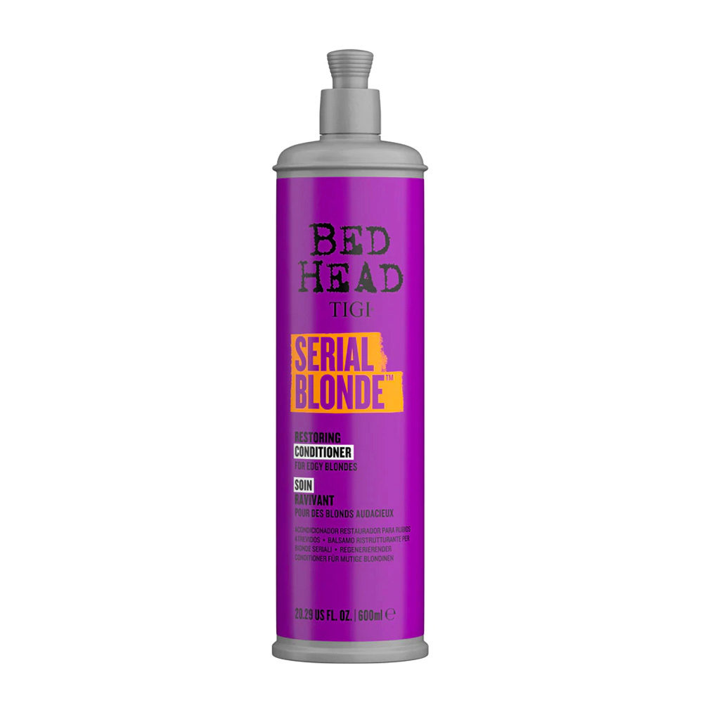 Tigi Bed Head Serial Blonde Restoring Conditioner 600ml  - acondicionador para cabello rubio