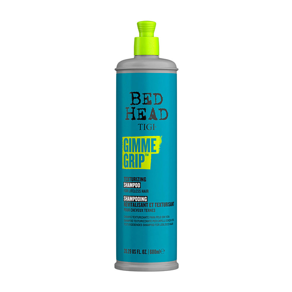 Tigi Bed Head Gimme Grip Shampoo 600ml - champú texturizante para cabello sin vida