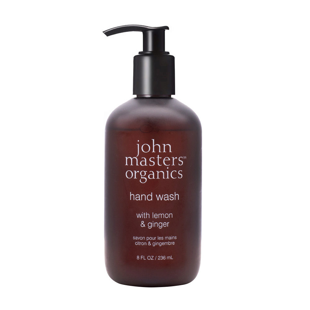 John Masters Organics Hand Wash Lemon and Ginger 236ml - jabón de manos de limón y jengibre