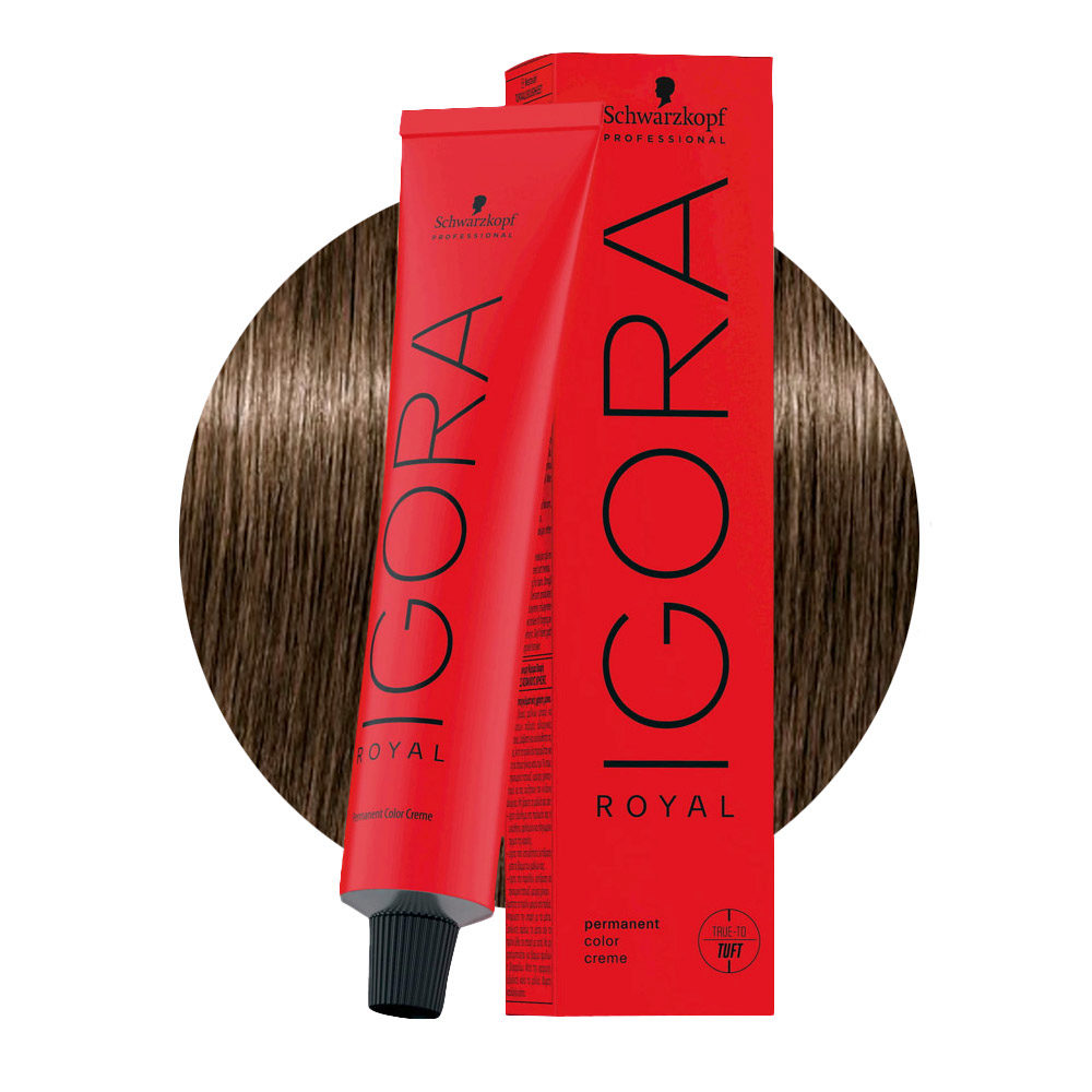 Schwarzkopf Igora Royal 6-00 Rubio Oscuro Natural Extra 60ml - coloración permanente