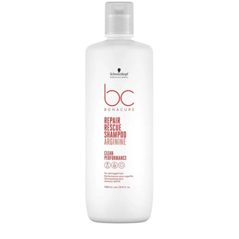 Schwarzkopf BC Bonacure Repair Rescue Shampoo Arginine 1000ml - champú reparador