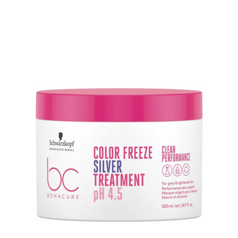 Schwarzkopf BC Bonacure Color Freeze Silver Treatment pH 4.5 500ml - mascarilla pigmentada para tonos fríos