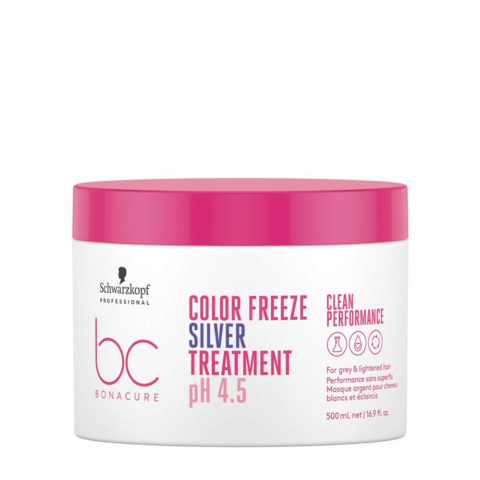 Schwarzkopf BC Bonacure Color Freeze Silver Treatment pH 4.5 500ml - mascarilla pigmentada para tonos fríos
