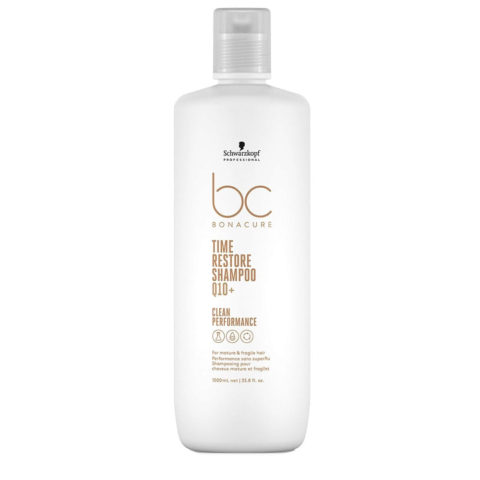 Schwarzkopf BC Bonacure Time Restore Conditioner Q10+ 1000ml -  acondicionador para cabellos maduros