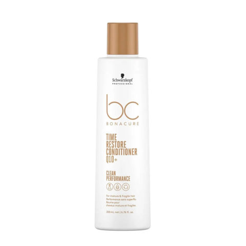 Schwarzkopf BC Bonacure Time Restore Conditioner Q10+ 200ml - acondicionador para cabellos maduros