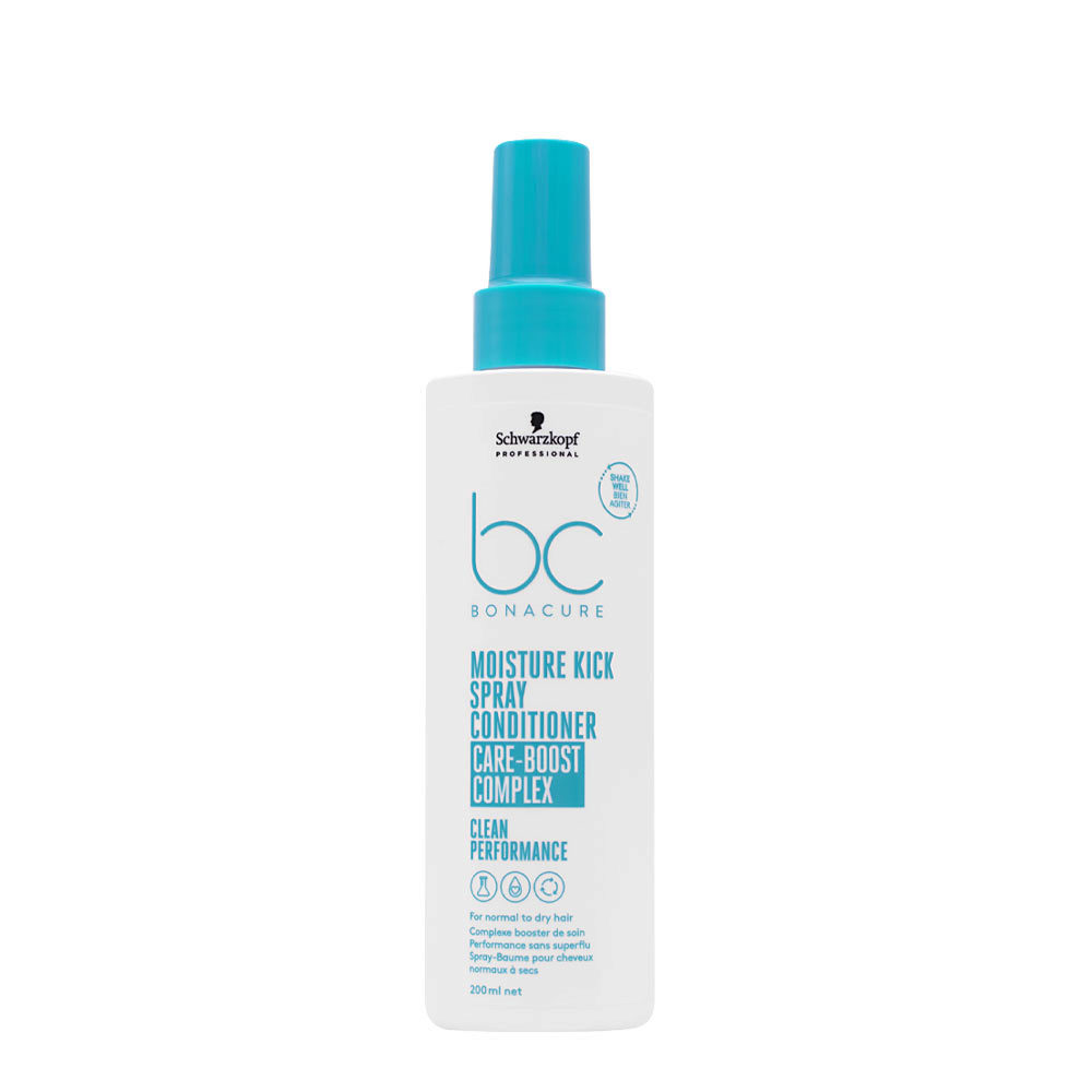 Schwarzkopf BC Bonacure Moisture Kick Spray Conditioner Glycerol 200ml - spray acondicionador  sin aclarado